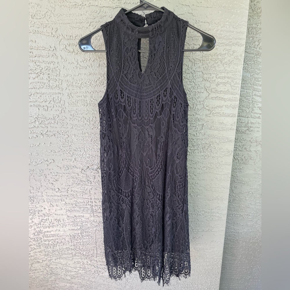 Elegant Black Lace Dress